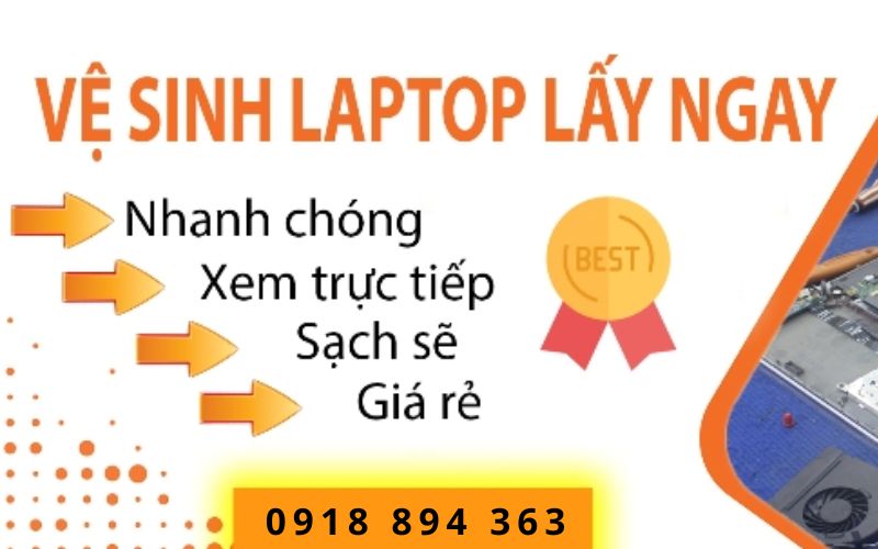 Dịch vụ vệ sinh laptop uy t&iacute;n tại quận 9