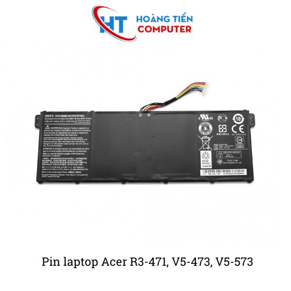 M&ocirc; tả pin laptop Acer R3-471, V5-473, V5-573 ch&iacute;nh h&atilde;ng