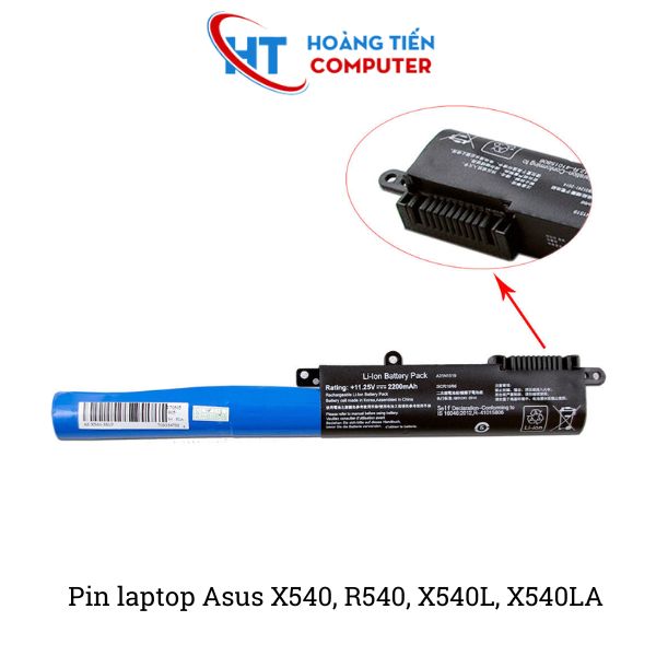 Th&ocirc;ng tin sản phẩm pin laptop Asus X540, R540, X540L, X540LA